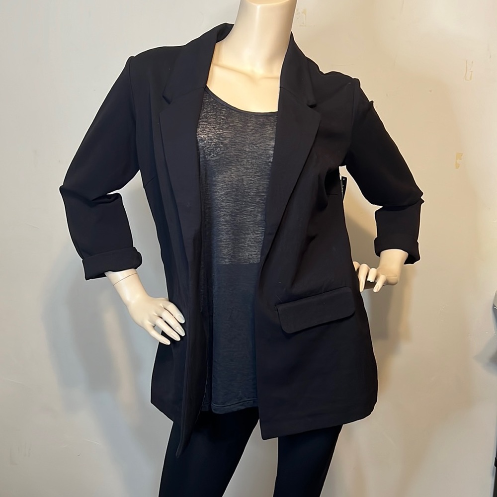 NWT - Liverpool Boyfriend blazer black - S